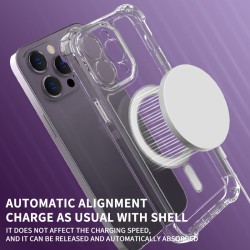 Magsafe Double Shock Proof Cornered-Reinforced Clear PC Case Iphone 17 Magsafe Double Shock Proof Cornered-Reinforced Clear PC Case Iphone 17