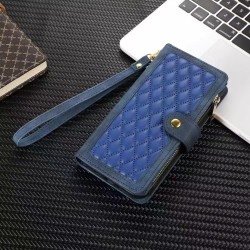 Windsor Castle Double Folder with Zipper Pocket Iphone 15 Blue Windsor Castle Double Folder with Zipper Pocket Iphone 15 Blue