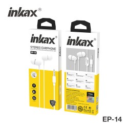 INKAX HD Streo Earphone Aux 3.5mm White