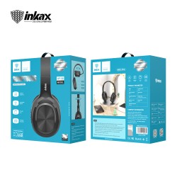INKAX Bluetooth Headphone Black - (No DC)