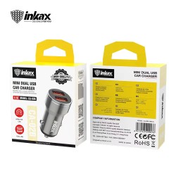 Inkax Car Charger with Dual USB port 3.1A