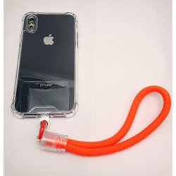Hand Strap with Clear Mobile Phone-Holding Insert (5 Mixed Color/Pack)
