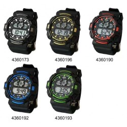 Digital Watch Big Face 50mm with 50meter Water Resistent (12ea Mixed Color/Display Box) Digital Watch Big Face 50mm with 50meter Water Resistent (12ea Mixed Color/Display Box)