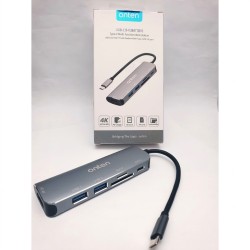 Type C HUB (4K HDMI + 2 USB 3.0 + PD 87Watt +SD/TF) 5 in 1 - No DC