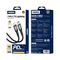 JELLICO PD Charging Cable 30W 1Meter Type C to Lightning JELLICO PD Charging Cable 30W 1Meter Type C to Lightning