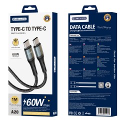 JELLICO PD Charging Cable 60W 1Meter Type C to Type C JELLICO PD Charging Cable 60W 1Meter Type C to Type C