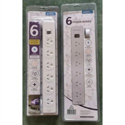 6 Ports Power Board with Surge Overload Protection - NO DC 6 Ports Power Board with Surge Overload Protection - NO DC