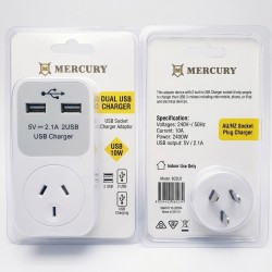 NZ Power Plug socket with 2 USB Port - No DC - Limited Time Sale NZ Power Plug socket with 2 USB Port - No DC - Limited Time Sale