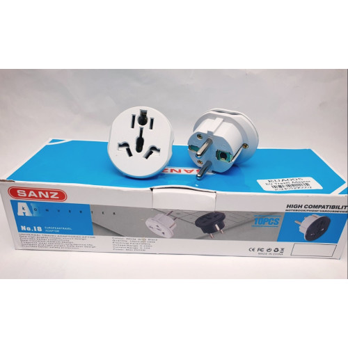Travel Adaptor to EU (20ea/Packing) -Min. 20ea Travel Adaptor to EU (20ea/Packing) -Min. 20ea