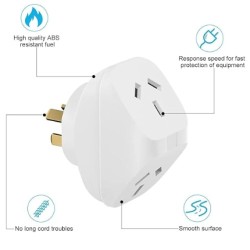 Double Port Power Plug Center - NO DC Double Port Power Plug Center - NO DC