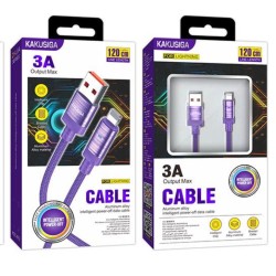 Kakusiga Smart Power off Fast Charging Cable 3A 1.2 Meter Lightning Kakusiga Smart Power off Fast Charging Cable 3A 1.2 Meter Lightning