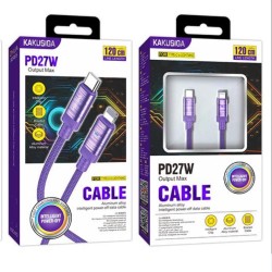 Kakusiga Smart Power off Fast Charging Cable 3A 1.2 Meter Type C to Lightning PD 27W Kakusiga Smart Power off Fast Charging Cable 3A 1.2 Meter Type C to Lightning PD 27W