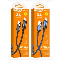 Kakusiga Smart Fast Charging Cable 3A 1 meter Lightning Kakusiga Smart Fast Charging Cable 3A 1 meter Lightning
