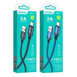 Kakusiga Smart Fast Charging Cable 3A 1 meter Type C Kakusiga Smart Fast Charging Cable 3A 1 meter Type C