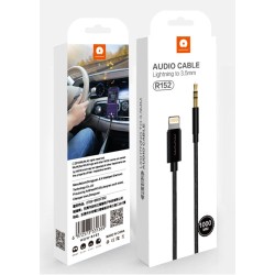 WUW Iphone Lightning to AUX 3.5mm Male Cable 1 meter R152