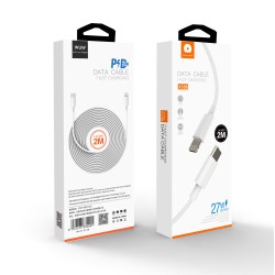 WUW Type C to Lightning PD Charging Cable 27W 2Meter