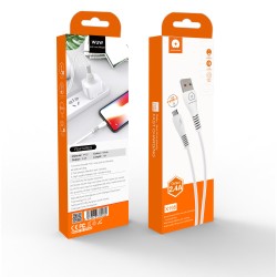 WUW USB Charging Cable 2.4A 1 Meter Lightning WUW USB Charging Cable 2.4A 1 Meter Lightning