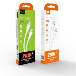 WUW Type C to Lightning PD Charging Cable 20W 1Meter WUW Type C to Lightning PD Charging Cable 20W 1Meter