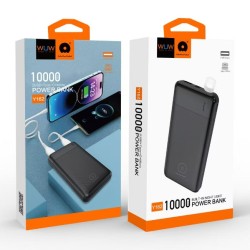 WUW POWER BANK 10000 mAh with 2 USB + Type C + Micro