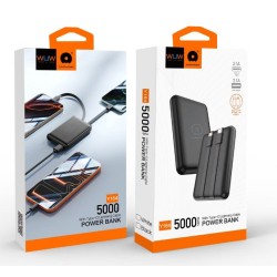 WUW POWER BANK 5000 mAh with Type C + Lightning