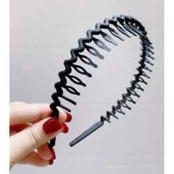 Plastic Resin Hoop Headband (12card/Pack)