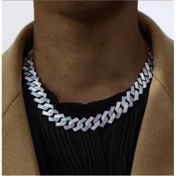 316L Stainless Steel Cuban Chain Necklace 50 For Women and Men
