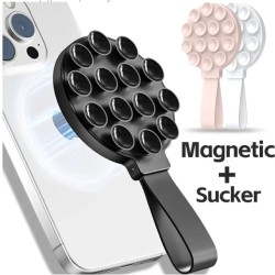 Silicone Suction Phone Holder with Finger Holder (4ea Mixed color/Pack) Silicone Suction Phone Holder with Finger Holder (4ea Mixed color/Pack)