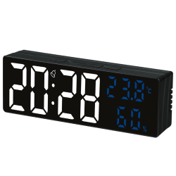 Large Digital Led Alarm Clock Smart Alarm Clock with Color Screen and Back light (23Cm X 4Cm X 7Cm)- NO DC Large Digital Led Alarm Clock Smart Alarm Clock with Color Screen and Back light (23Cm X 4Cm X 7Cm)- NO DC