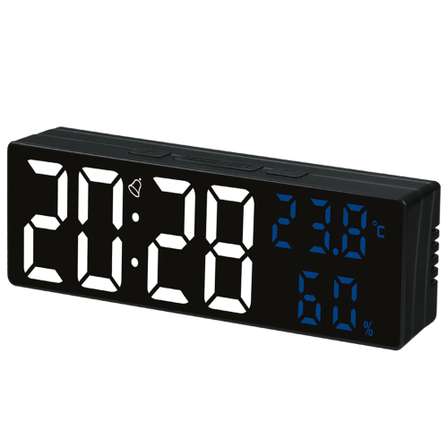 Large Digital Led Alarm Clock Smart Alarm Clock with Color Screen and Back light (23Cm X 4Cm X 7Cm)- NO DC Large Digital Led Alarm Clock Smart Alarm Clock with Color Screen and Back light (23Cm X 4Cm X 7Cm)- NO DC