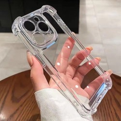 Transparent Double Shock Proof Hard Case with Camera Protection S25 FE Transparent Double Shock Proof Hard Case with Camera Protection S25 FE