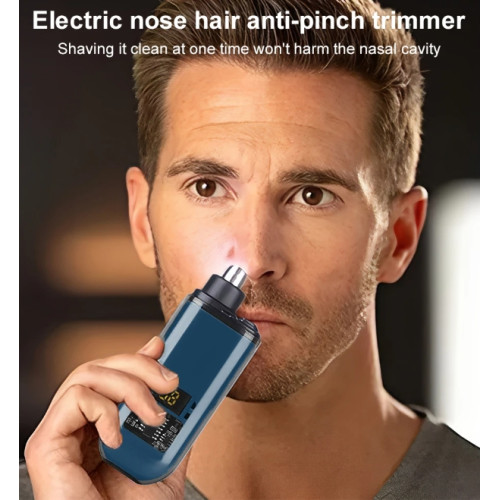 Nose Ear Hair Trimmer wtih Rechargeable Battery 150mAh Orange Nose Ear Hair Trimmer wtih Rechargeable Battery 150mAh Orange