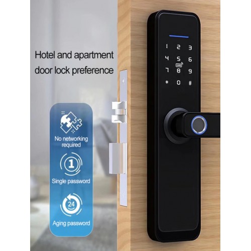 Door Lock working with password, Card key and Key - No DC Door Lock working with password, Card key and Key - No DC