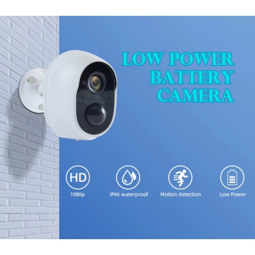Ultra-Long Standby Outdoor Wireless Camera 1080P with Rechargeable Battery 2ea and with PIR Motion Alarm Two Way Audio Security Cam - No DC Ultra-Long Standby Outdoor Wireless Camera 1080P with Rechargeable Battery 2ea and with PIR Motion Alarm Two Way Audio Security Cam - No DC