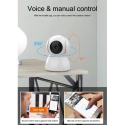 Security IP Surveillance Wifi Camera 1080P Working with Mobile Phone V380 (No DC)