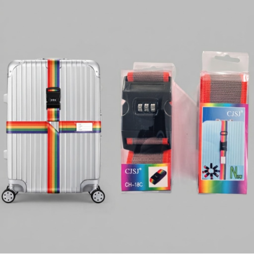 Travel Luggage Strap Anti-Theft 3 Digit Combination Lock 5cm x 2 meter (Min. 3ea)